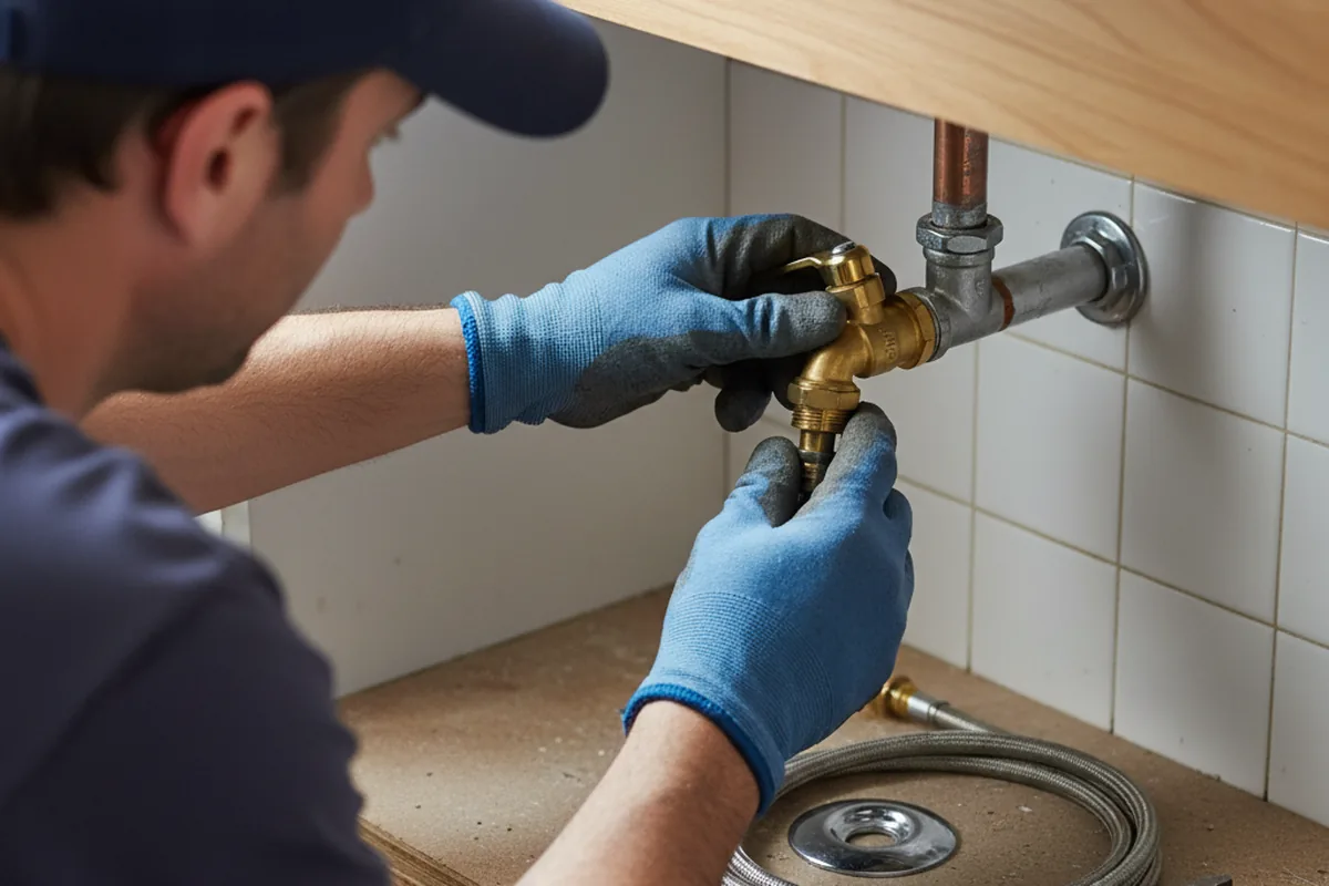 Shutoff valve and fitting work during Repiping in Rocky